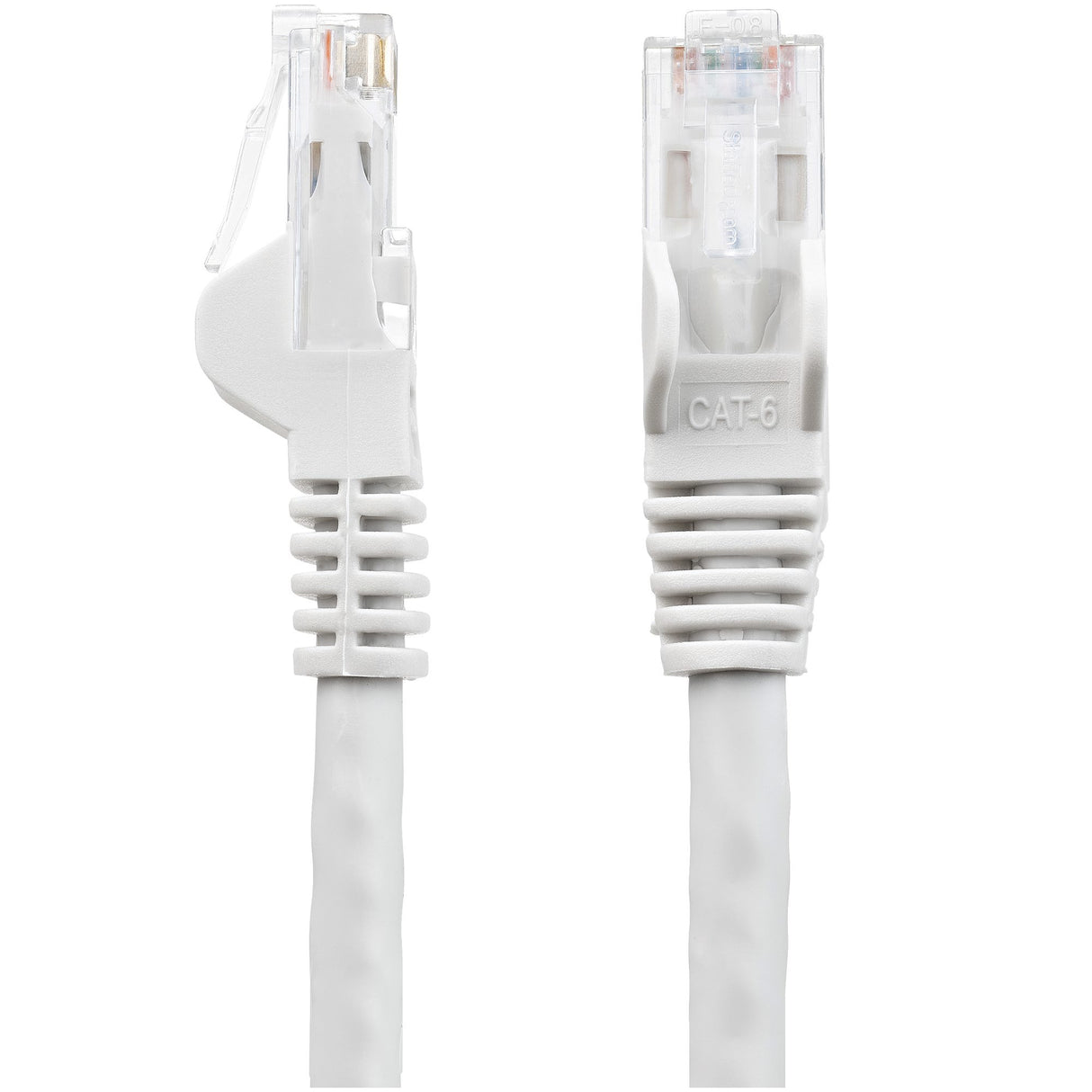StarTech.com 50ft CAT6 Cable - White CAT6 Ethernet Cable - Gigabit Ethernet Wire - 250MHz 100W PoE RJ45 UTP CAT 6 Network/Patch Cord Snagless - Individually Tested