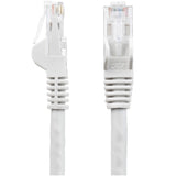 StarTech.com 50ft CAT6 Cable - White CAT6 Ethernet Cable - Gigabit Ethernet Wire - 250MHz 100W PoE RJ45 UTP CAT 6 Network/Patch Cord Snagless - Individually Tested