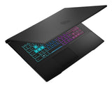 MSI Katana 17 B12VEK-225CA Intel® Core™ i7 i7-12650H Laptop 43.9 cm (17.3") Full HD 16 GB DDR5-SDRAM 512 GB SSD NVIDIA GeForce RTX 4050 Wi-Fi 6 (802.11ax) Windows 11 Home Black