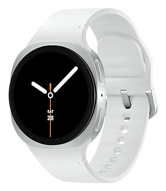 Samsung Galaxy Watch8 3.3 cm (1.3") AMOLED 40 mm Digital 438 x 438 pixels Touchscreen Silver Wi-Fi GPS (satellite)