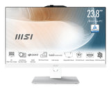 MSI Modern AM242TP 1M-1200US Intel Core 3 100U 60.5 cm (23.8") 1920 x 1080 pixels Touchscreen All-in-One PC 8 GB DDR5-SDRAM 512 GB SSD Windows 11 Home Wi-Fi 6E (802.11ax) White