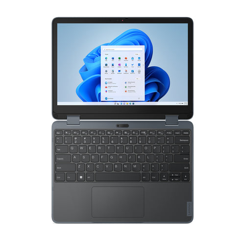 Lenovo 500w Yoga Gen 4 Intel® N N200 Hybrid (2-in-1) 31 cm (12.2") Touchscreen WUXGA 8 GB LPDDR5-SDRAM 128 GB SSD Wi-Fi 6 (802.11ax) Windows 11 Pro Grey QWERTY US English