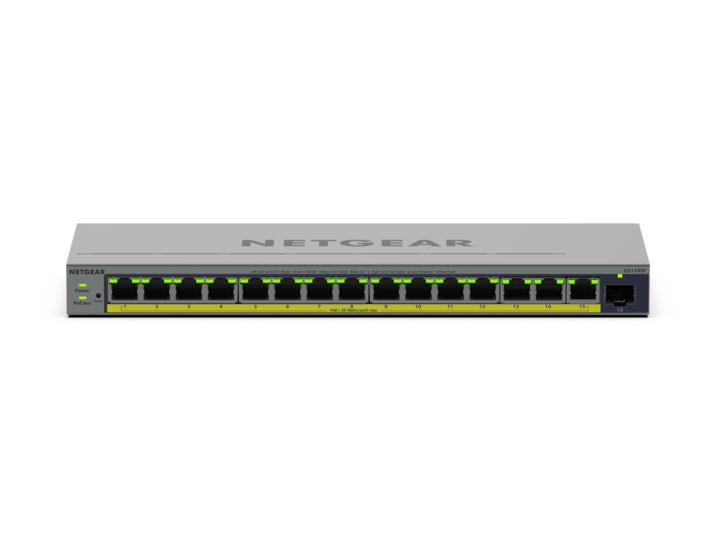 NETGEAR GS116EP Managed L2/L3 Gigabit Ethernet (10/100/1000) Power over Ethernet (PoE) Grey