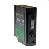Brainboxes SW-705 network switch Unmanaged Fast Ethernet (10/100) DIN rail Black, Green
