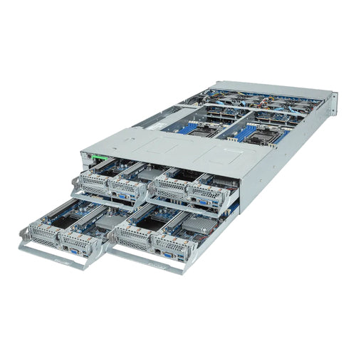 GIGABYTE H263-S62-AAW1 server barebone Intel C741 LGA 4677 (Socket E) Rack (2U) Black