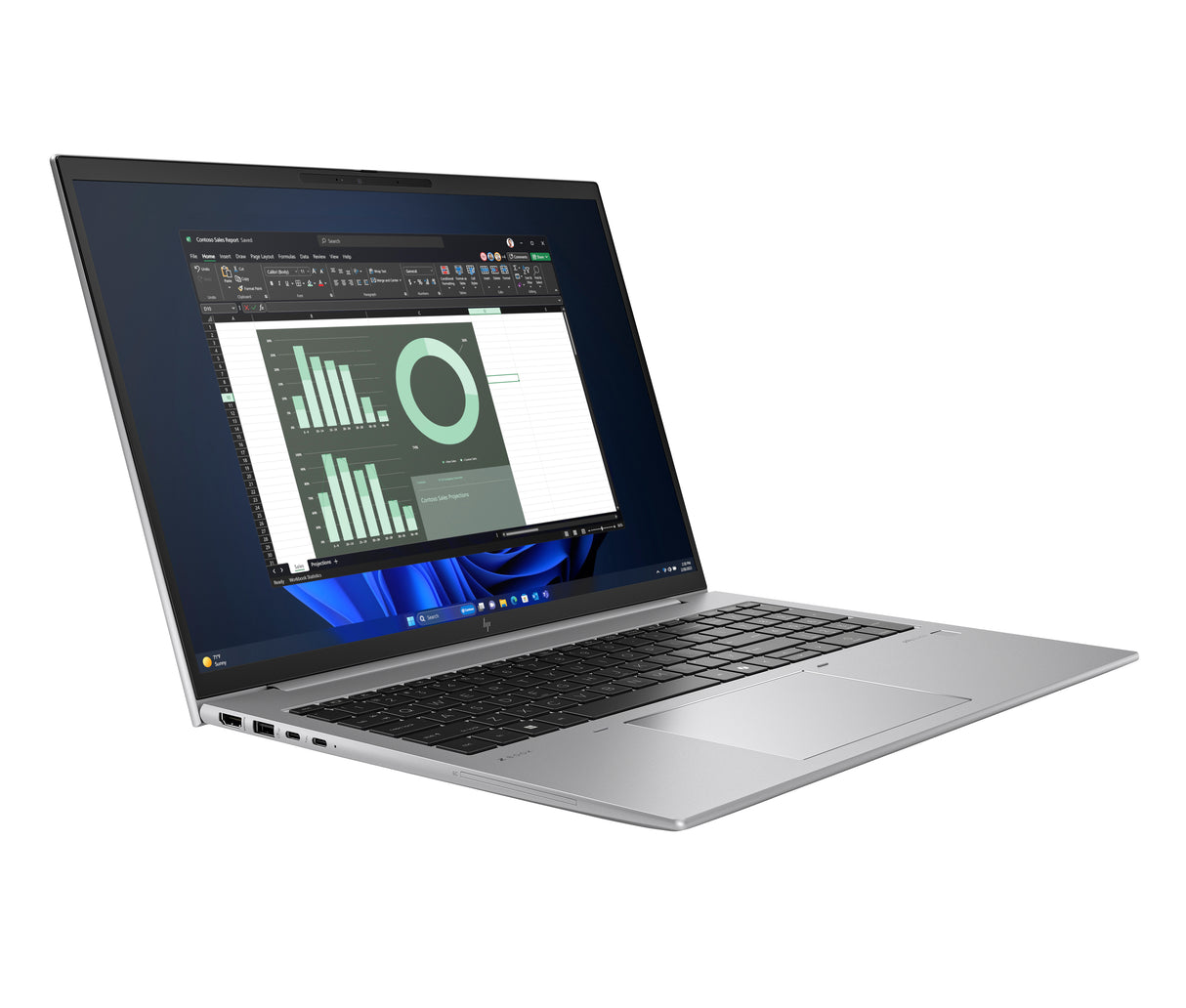 HP ZBook Fury G11 Intel® Core™ i9 i9-13950HX Mobile workstation 40.6 cm (16") WUXGA 32 GB DDR5-SDRAM 512 GB SSD NVIDIA RTX 4000 Ada Wi-Fi 7 (802.11be) Windows 11 Pro Silver
