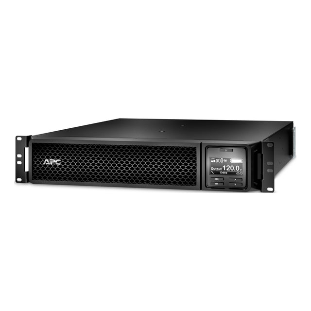 APC Smart-UPS On-Line, 2200VA, Rackmount 2U, 120V, 6x 5-20R+1x L5-20R NEMA outlets, Network Card, Extended runtime, W/ rail kit