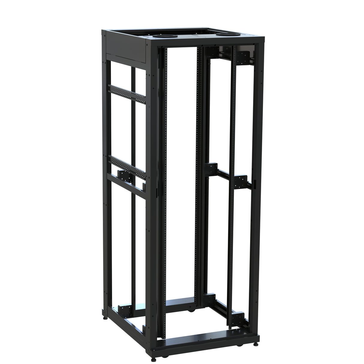 Middle Atlantic 42 RU SNE Series Rack Frame, 36 Inches Deep, 30 Inches Wide with 10-32 Rackrail