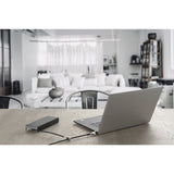 Kensington Slim N17 2.0 Keyed Dual Head Laptop Lock for Wedge-Shaped Slots - Supervisor Keyed