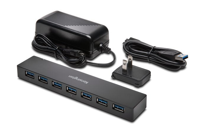 Kensington UH7000C USB 3.2 Gen 1 (3.1 Gen 1) Micro-B 5000 Mbit/s Black