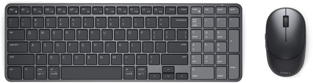 DELL Pro 7 KM746 keyboard Mouse included Universal RF Wireless + Bluetooth Latin American Spanish Graphite