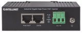 Intellinet Industrial Gigabit High-Power PoE+ Injector, 1 x 30 W Port, IEEE 802.3at/af Power over Ethernet (PoE+/PoE), Metal Housing