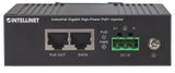 Intellinet Industrial Gigabit High-Power PoE+ Injector, 1 x 30 W Port, IEEE 802.3at/af Power over Ethernet (PoE+/PoE), Metal Housing
