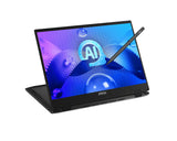 MSI Summit E16 Flip Evo A1VETG-032US Intel Core Ultra 7 155H Hybrid (2-in-1) 40.6 cm (16") Touchscreen Quad HD+ 32 GB LPDDR5-SDRAM 1 TB SSD NVIDIA GeForce RTX 4050 Wi-Fi 7 (802.11be) Windows 11 Pro Black