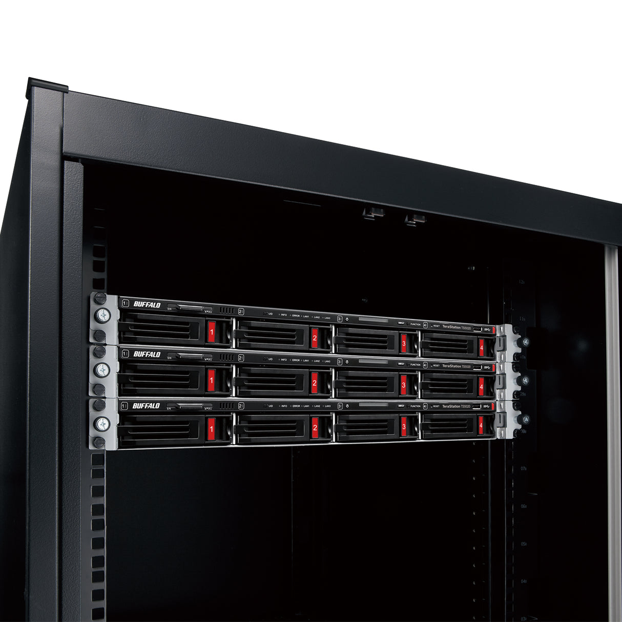 Buffalo TeraStation TS51220RH NAS Rack (3U) Alpine AL524 16 GB DDR4 192 TB HDD Black