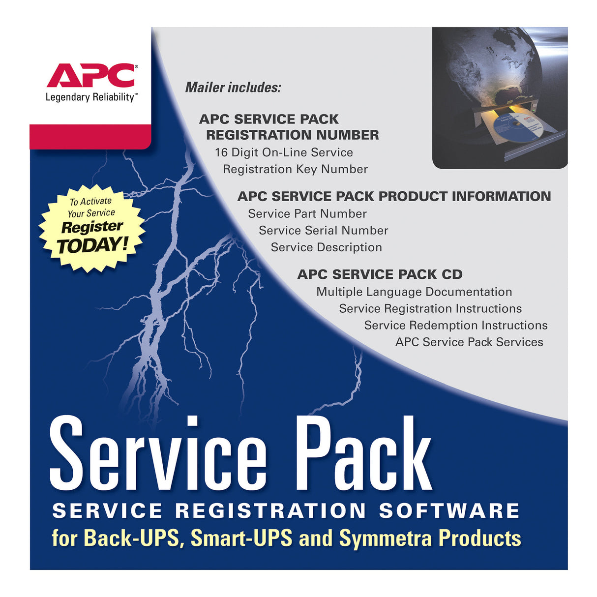 APC Service Pack 1 Year Warranty Extension (for new product purchases)
