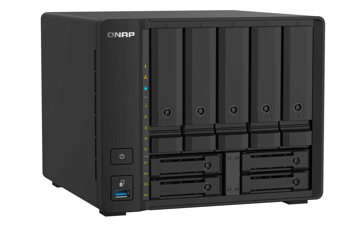QNAP TS-932PX NAS Tower Annapurna Labs Alpine AL-324 4 GB DDR4 0 TB QNAP Turbo System Black