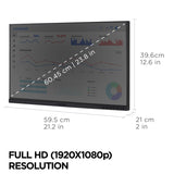 Viewsonic VG Series VG2448A-2_H2 computer monitor 61 cm (24") 1920 x 1080 pixels Full HD LED Black