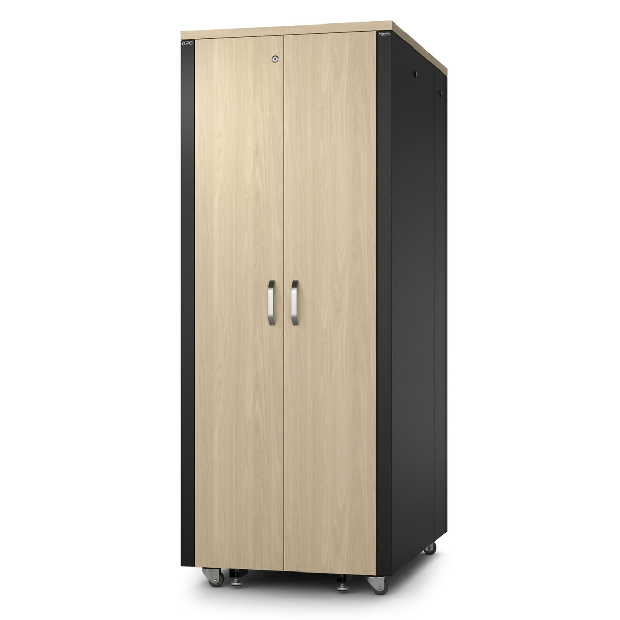 APC AR4038LA rack cabinet 38U Freestanding rack Black, Maple colour