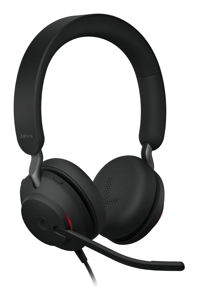Jabra Evolve2 40 SE Headset Wired Head-band Calls/Music USB Type-C / USB Type-A Black