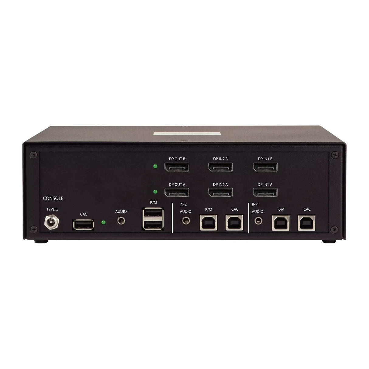 StarTech.com Secure 2-Port Dual-Monitor KVM Switch, DisplayPort, 4K 60Hz, NIAP 4.0 Desktop KVM, CAC, Metal Housing, Made in the USA