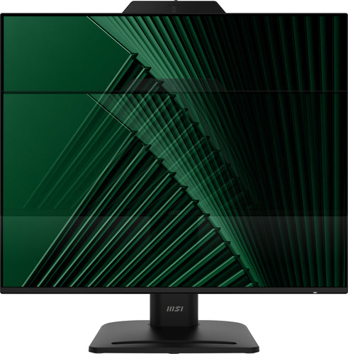 MSI Pro MP242PMG 23.8 Inch Monitor, FHD (1920 x 1080), 120Hz, IPS, 1ms, 1x HDMI 1.4b, 1x DP 1.2a, 1x D-Sub(VGA), 2xUSB 5Gbps Type-A, 1x USB 5Gbps Type-B, Built-in Speakers, Webcam, Anti-Glare, Anti-Flicker, Less Blue light, TÜV Certified, VESA...