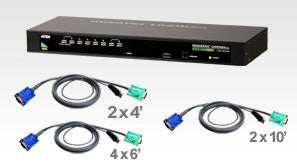 ATEN CS1308KIT KVM switch Rack mounting