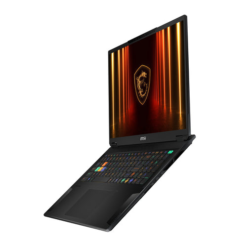 MSI Stealth 18 HX AI A2XWIG-036US laptop Intel Core Ultra 9 275HX 45.7 cm (18") UHD+ 64 GB DDR5-SDRAM 2 TB SSD NVIDIA GeForce RTX 5080 Wi-Fi 7 (802.11be) Windows 11 Pro Black