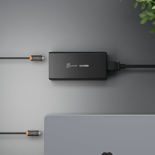 j5create JUP37185 mobile device charger Universal Black AC Fast charging Indoor
