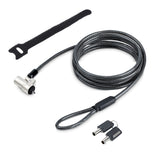StarTech.com Laptop Cable Lock Compatible With Noble Wedge®; 6.6ft (2m), Anti-Theft Keyed Lock, Security Cable for Dell XPS/Latitude/2-in-1 Notebooks, Cut-Resistant, Steel Cable Lock For Laptop - TAA