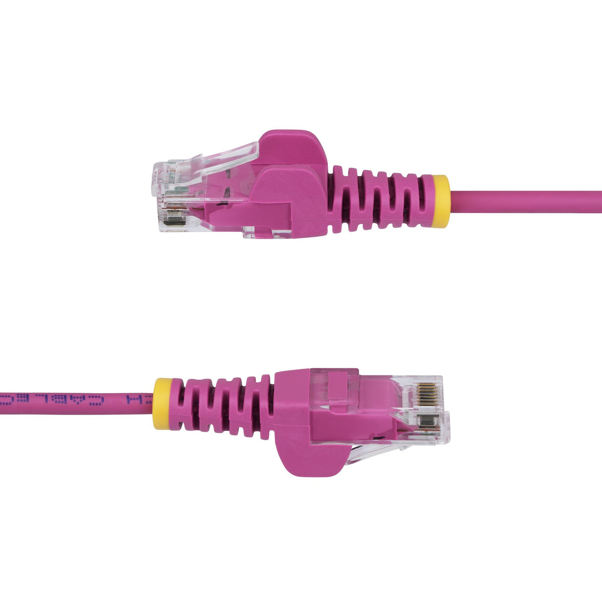 StarTech.com 50ft Pink Slim CAT6 Ethernet Cable, Snagless, 100W PoE, UTP, LSZH, 28AWG Pure Bare Copper Wire, Slim RJ45 Network Patch Cord w/Strain Reliefs, Individually Tested