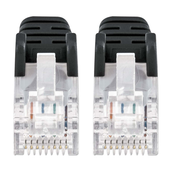 Intellinet 745758 networking cable Black 0.15 m Cat6a U/UTP (UTP)