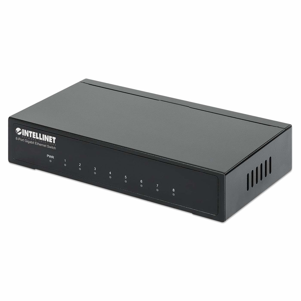 Intellinet 8-Port Gigabit Ethernet Switch, Desktop size, Metal Housing, IEEE 802.3az (Energy Efficient Ethernet)