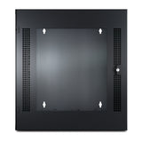 APC NetShelter 13U Wallmount Rack Cabinet Glass Door Double Hinged Server Depth