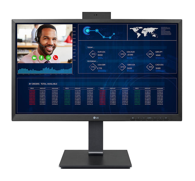 LG 24CQ650I-6N All-in-One PC/workstation Intel® Celeron® N5105 60.5 cm (23.8") 1920 x 1080 pixels All-in-One thin client 4 GB 16 GB eMMC Wi-Fi 6 (802.11ax) Black