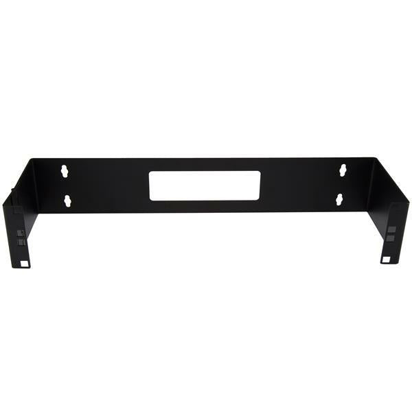 StarTech.com 2U Hinged Wall Mount Patch Panel Bracket - 6 inch Deep - 19" Patch Panel Swing Rack for Shallow Network Equipment- 22lbs