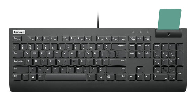 Lenovo Smartcard Wired II keyboard Home/Office USB US English Black