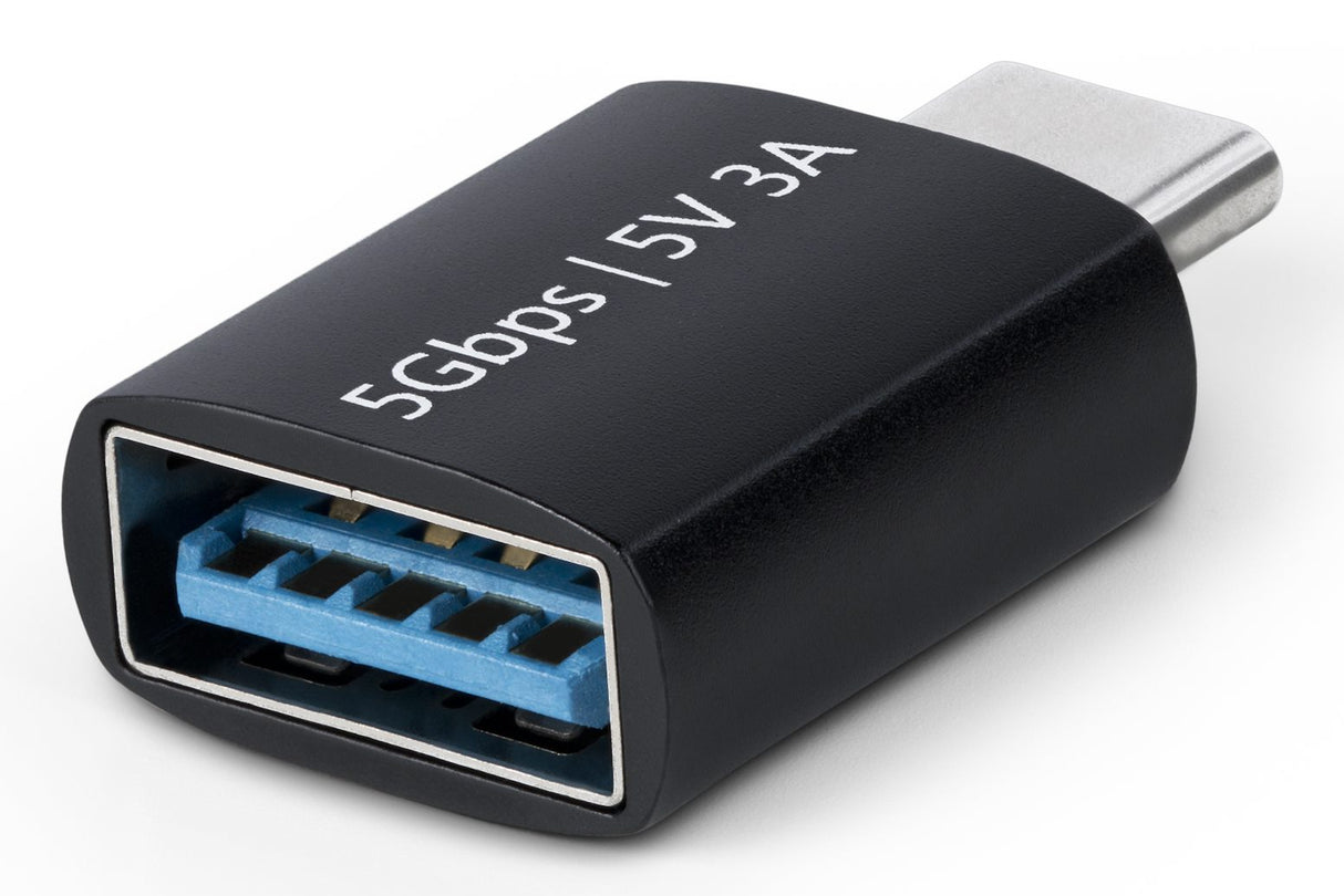 StarTech.com USB-C to USB-A Adapter, USB 5Gbps, 3A, USB-C Male to USB-A Female Converter, Durable Metal Housing - Thunderbolt Compatible