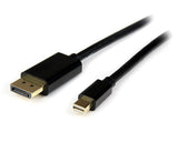 StarTech.com 13ft (4m) Mini DisplayPort to DisplayPort 1.2 Cable - 4K x 2K UHD Mini DisplayPort to DisplayPort Adapter Cable - Mini DP to DP Cable for Monitor - mDP to DP Converter Cord