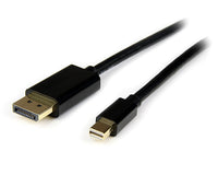 StarTech.com 13ft (4m) Mini DisplayPort to DisplayPort 1.2 Cable - 4K x 2K UHD Mini DisplayPort to DisplayPort Adapter Cable - Mini DP to DP Cable for Monitor - mDP to DP Converter Cord