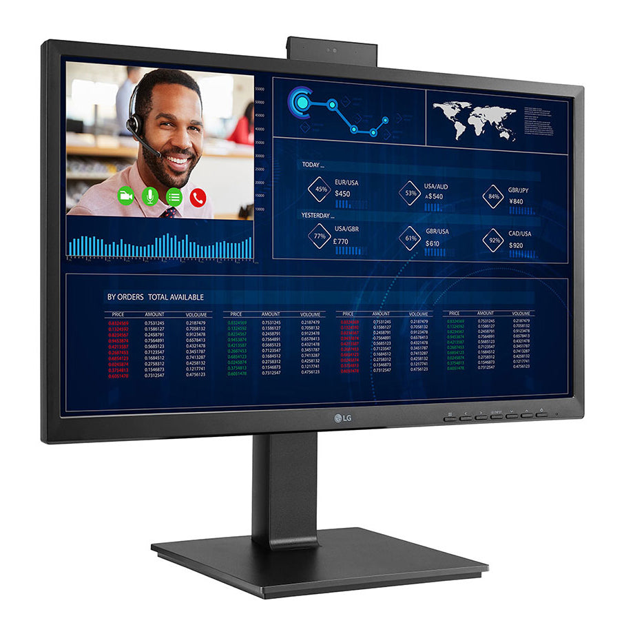 LG 24CQ650I-6N All-in-One PC/workstation Intel® Celeron® N5105 60.5 cm (23.8") 1920 x 1080 pixels All-in-One thin client 4 GB 16 GB eMMC Wi-Fi 6 (802.11ax) Black