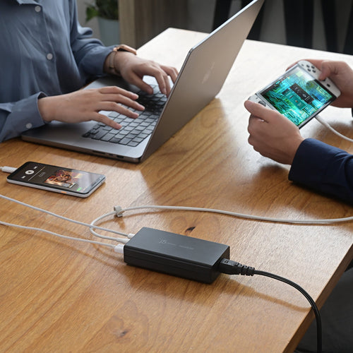 j5create JUP37185 mobile device charger Universal Black AC Fast charging Indoor