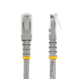 StarTech.com 15ft CAT6 Ethernet Cable - Gray CAT 6 Gigabit Ethernet Wire -250MHz 100W PoE RJ45 UTP Molded Network/Patch Cord w/Strain Relief/ Individually Tested