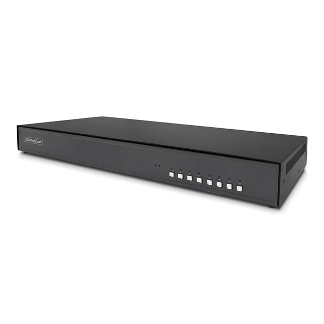 StarTech.com Secure 8-Port KVM Switch, DisplayPort, 4K 60Hz, NIAP 4.0 Desktop KVM, Metal Housing, Made in the USA