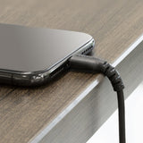 StarTech.com 3 foot (1m) Durable Black USB-A to Lightning Cable - Heavy Duty Rugged Aramid Fiber USB Type A to Lightning Charger/Sync Power Cord - Apple MFi Certified iPad/iPhone 12