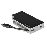 StarTech.com USB C Multiport Adapter to 4K HDMI or 1080p VGA - USB Type C Travel Dock with 95W PD Pass-Through, USB-A, Gigabit Ethernet - USB-C Video Display Adapter Mini Docking Station