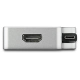 StarTech.com USB C Multiport Adapter to 4K HDMI or 1080p VGA - USB Type C Travel Dock with 95W PD Pass-Through, USB-A, Gigabit Ethernet - USB-C Video Display Adapter Mini Docking Station