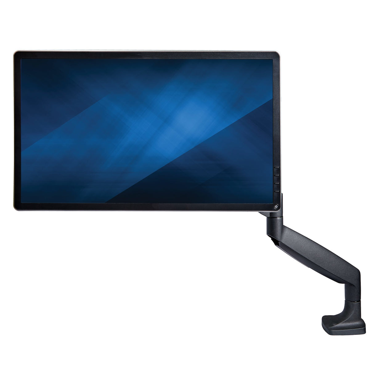 StarTech.com Desk Mount Monitor Arm - Heavy Duty Ergonomic VESA Monitor Arm - Single 32" (19.8lb/9kg) Display - Full Motion, Height Adjustable, Articulating - Aluminum - C-Clamp/Grommet- Black