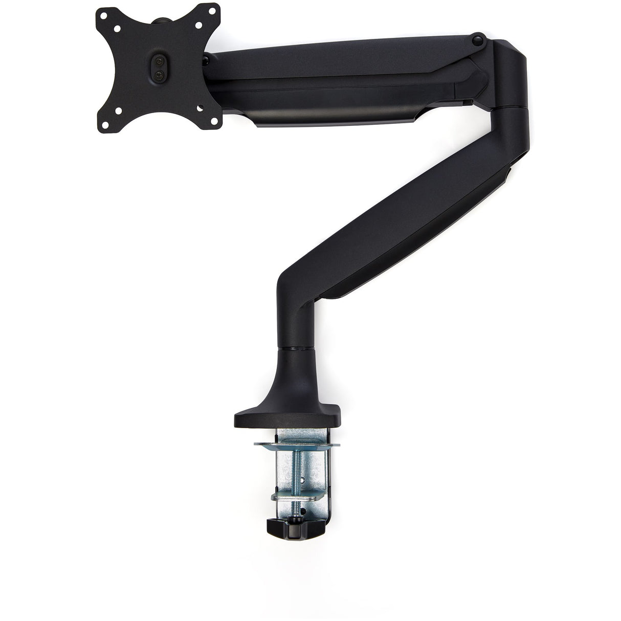 StarTech.com Desk Mount Monitor Arm - Heavy Duty Ergonomic VESA Monitor Arm - Single 32" (19.8lb/9kg) Display - Full Motion, Height Adjustable, Articulating - Aluminum - C-Clamp/Grommet- Black
