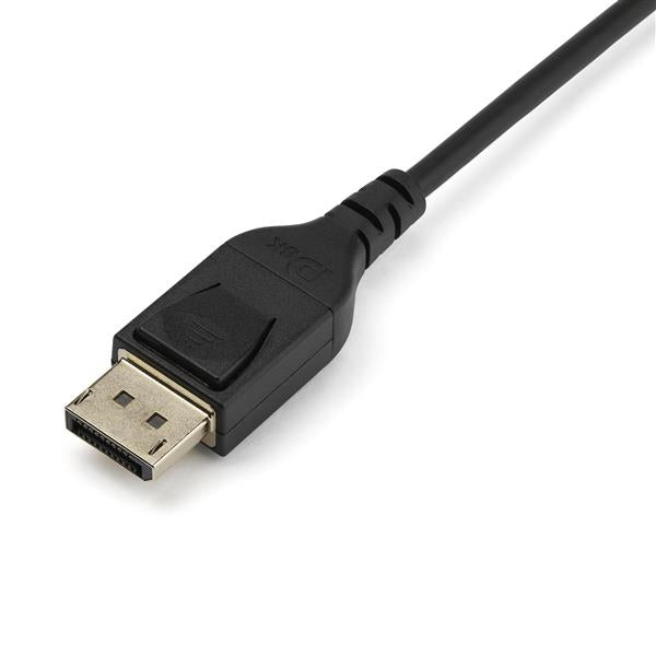 StarTech.com 6ft (2m) VESA Certified DisplayPort 1.4 Cable - 8K 60Hz HBR3 HDR - UHD DisplayPort to DisplayPort Monitor Cord - Ultra HD 4K 120Hz DP 1.4 Slim Video Cable M/M DP Connector